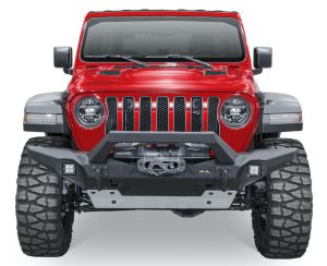 Jeep Full Width Front Bumper Aluminum For 18-22 Wrangler JL 20-22 Gladiator JT 07-18 Wrangler JK RIVAL 4x4