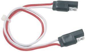 Husky Towing 30259 2-Way Flat To 2-Way Flat 12 Inch Lead Wire Length