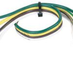 Husky Towing 30312 Fits 4 Wire Flat Plug 12 Inch Length Single