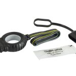 Husky Towing 33064 4Flat Plug With Finger Pull 12 Inch Length Without LED Test Trailer End