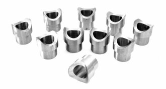 Steinjäger Fits 1.375 OD x 0.096 wall Tubing Adaptor, Coped Accepts a 2.500 diameter bushing 10 Pack
