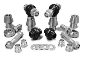 Steinjäger Heims, Nuts, Bungs, Inserts and Boots Rod End Kits 1/2-20 RH and LH Chrome Moly Housing, Nylon Race Fits 1.000 x 0.095 Tubing 4 Rod Ends