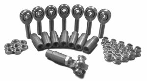 Steinjäger Heims, Nuts, Bungs, Inserts Rod End Kits 7/8-14 RH and LH Chrome Moly Housing, Nylon Race Fits 1.750 x 0.120 Tubing 8 Rod Ends