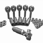 Steinjäger Heims, Nuts, Bungs, Inserts Rod End Kits 7/8-14 RH and LH Chrome Moly Housing, Nylon Race Fits 1.750 x 0.375 Tubing 6 Rod Ends