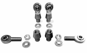 Steinjäger Heims, Nuts, Bungs, Spacers Rod End Kits 3/4-16 RH and LH Chrome Moly Housing, Nylon Race Fits 1.500 x 0.250 Tubing 4 Rod Ends