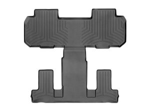 FloorLiner™ DigitalFit®; Black; Rear and Third Row; 1 Piece;