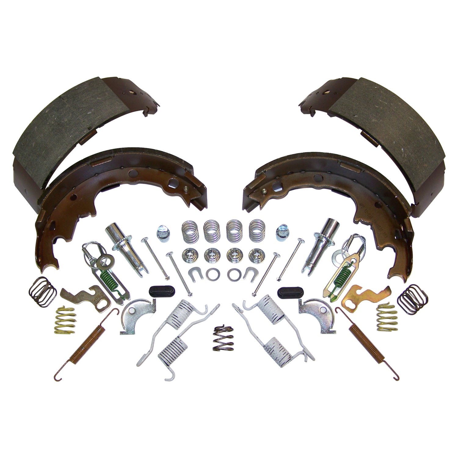 Brake Shoe Service Kit; Incl. Shoes; Linings; Hardware; 9 in. x 2.5 in.;