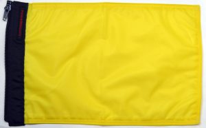 Solid Yellow Q Flag Forever Wave