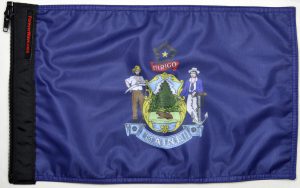 State Flag Maine Forever Wave