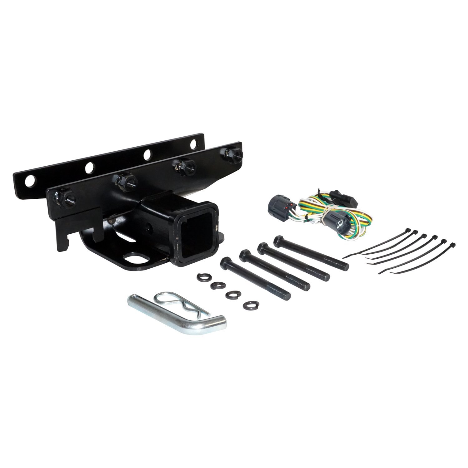 Trailer Hitch Master Kit; Incl. Hitch/Hardware/4-Pin Harness And Hitch Pin;