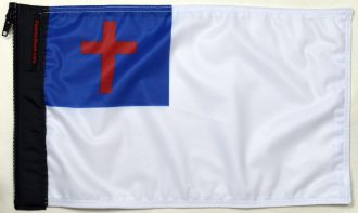 Christian Flag Forever Wave