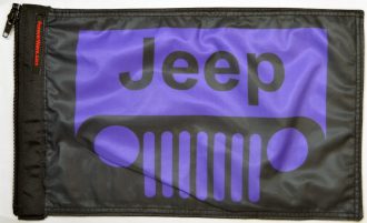 Jeep Grill Purple Flag Forever Wave