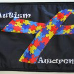 Autism Awareness Flag Forever Wave