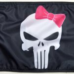 Punisher Pink Ribbon Flag Forever Wave