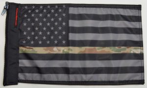 USA Subdued Thin Camo Line Flag Forever Wave