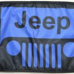Jeep Grill Flag Blue Forever Wave