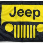 Jeep Grill Flag Yellow Forever Wave