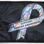Support Cancer Awareness Flag Forever Wave