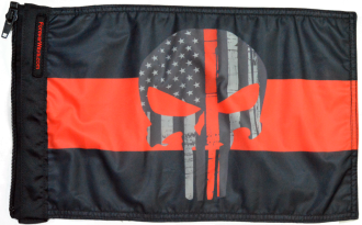 Thin Red Line Punisher Flag Forever Wave