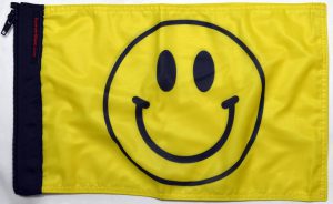 Smiley Face Flag Forever Wave