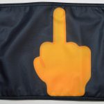 Emoji Middle Finger Flag Forever Wave