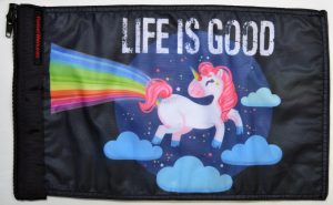 Life Is Good Unicorn Flag Forever Wave