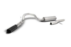 Gibson Performance Exhaust 616517B Black Elite Cat-Back Single Exhaust System; Stainless