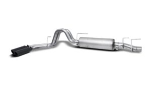 Gibson Performance Exhaust 69224B Black Elite Cat-Back Dual Sport Exhaust System; Stainless