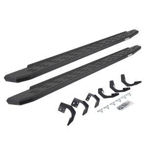 Go Rhino 69629980T - RB30 Running Boards with Mounting Bracket Kit - Protective Bedliner Coating
