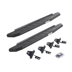 Go Rhino 69692648T - RB30 Running Boards with Mounting Bracket Kit - Protective Bedliner Coating