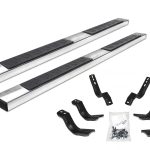Go Rhino 6862439987PS - 6" OE Xtreme II SideSteps With Mounting Bracket Kit - Polished Stainless Steel