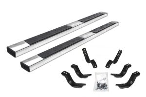 Go Rhino 6862418087PS - 6" OE Xtreme II SideSteps With Mounting Bracket Kit - Polished Stainless Steel