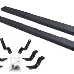 Go Rhino 6862449987T - 6" OE Xtreme II Side Steps with Mounting Brackets Kit - Textured Black