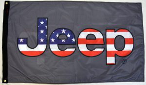 3x5'  Jeep USA Flag Forever Wave