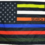 3x5' USA Subdued First Responders Flag Forever Wave