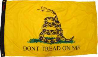 3x5'  Gadsden "Don't Tread On Me" Flag Forever Wave