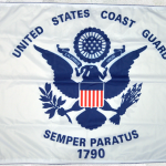 3x5' Coast Guard  Flag Forever Wave