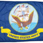 3x5' Navy Flag Forever Wave