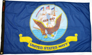 3x5' Navy Flag Forever Wave