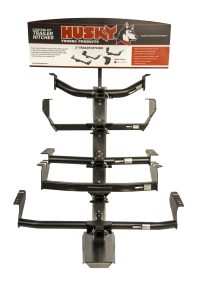 Husky Towing 90340 Trailer Hitches Floor Stand Holds 5 Hitchs Hitches Sold Seperate