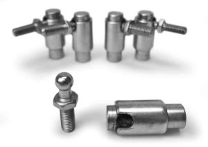 Steinjäger Quick Disconnect Plated Steel Cable Ball Joints 1/4-28 5 Pack