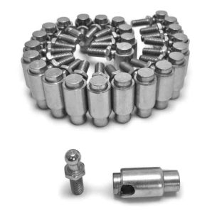 Steinjäger Quick Disconnect Plated Steel Cable Ball Joints 1/4-28 25 Pack