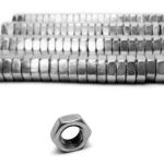 Steinjäger Nuts Bulk Jam Fasteners, Bulk 10-32 RH 100 Pack Grade 2 Plated Zinc Silver