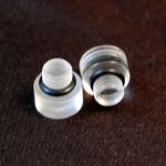 Clear Fuel Bowl Sight Plugs - Pair