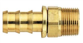 #8 Socketless Hose To 1/2 Male Pipe Fitting