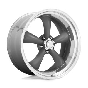 Torq ThrustII 15X7 5X4.5 Gray w/Machin Lip Wheel