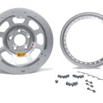 13x7 2in. 4.50 Silver Beadlock Wheel