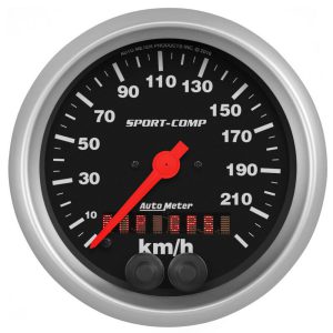 Speedometer 3-3/8in 225KM/H Sport-Comp