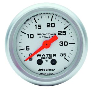 2-1/16in U/L Water Pressure Gauge 0-35psi