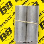 Aluminum 4in V/C Breather Tube Kit (Pair)